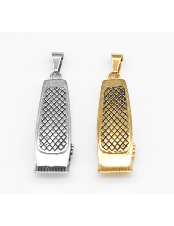 Stainless Steel Razor Pendants