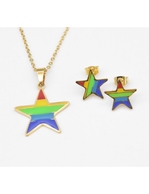 Stainless Steel Color Star Sets